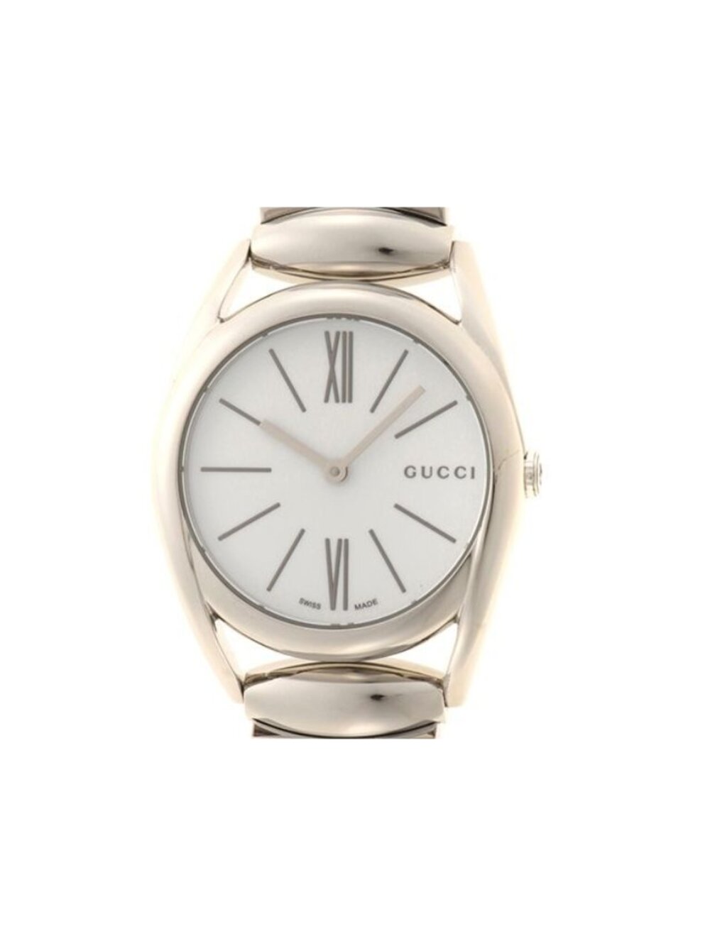 Gucci Horsebit 140.5 Watch Stainless Steel White Dial Quartz